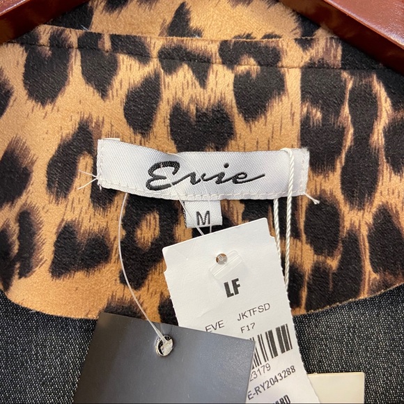 Evie Suede Cheetah Jacket - Picture 4 of 4